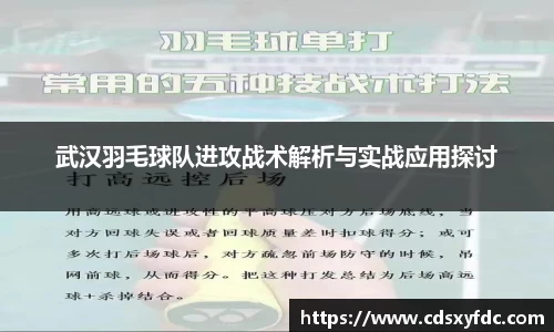 武汉羽毛球队进攻战术解析与实战应用探讨